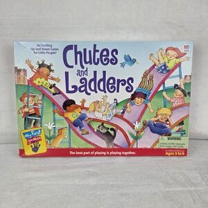 Vintage 1999 Chutes and Ladders Board Game Hasbro Milton-Bradley Complete